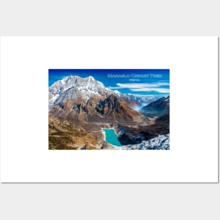 Birendra Lake on the Manaslu Circuit Trek Posters and Art